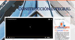 Desktop Screenshot of concretos-sas.com